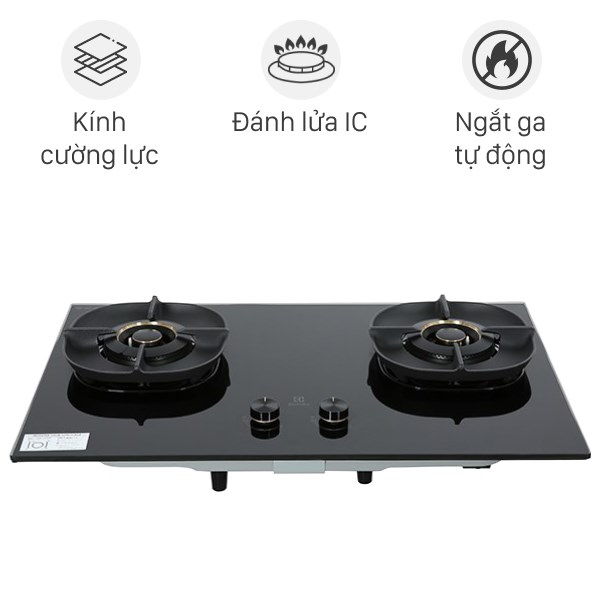 BẾP GA ÂM ELECTROLUX 80CM EHG8250BC ULTIMATETASTE 500 2 VÙNG NẤU