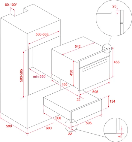KÍCH THƯỚC MÁY LÀM NÓNG TEKA CP 15 GS 40589920