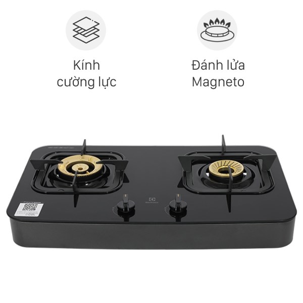 BẾP GA DƯƠNG ELECTROLUX 70CM ETG7266GKR ULTIMATETASTE 300 2 VÙNG NẤU
