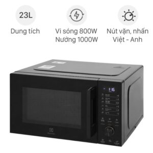 LÒ VI SÓNG ELECTROLUX ĐỂ BÀN TÍCH HỢP NƯỚNG ĐỐI LƯU 23L ULTIMATETASTE 500 EMG23D22B - 299618 600x600 1