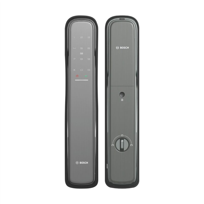 KHÓA CỬA VÂN TAY APP WIFI BOSCH EL800A DE MÀU XÁM