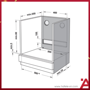 LÒ NƯỚNG ÂM TỦ HAFELE HO-8T72A (538.01.421) - 322