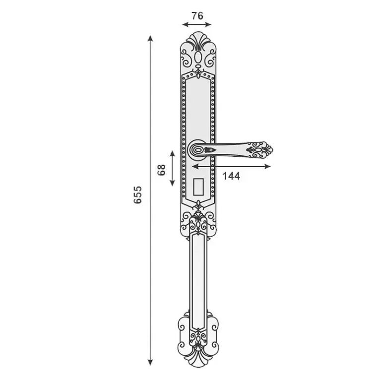 KÍCH THƯỚC KHOÁ VÂN TAY KASSLER KL 979 GR