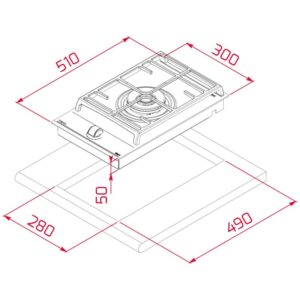BẾP GA TEKA COCINA GZC 31339 XBD BK 112570181 - 33