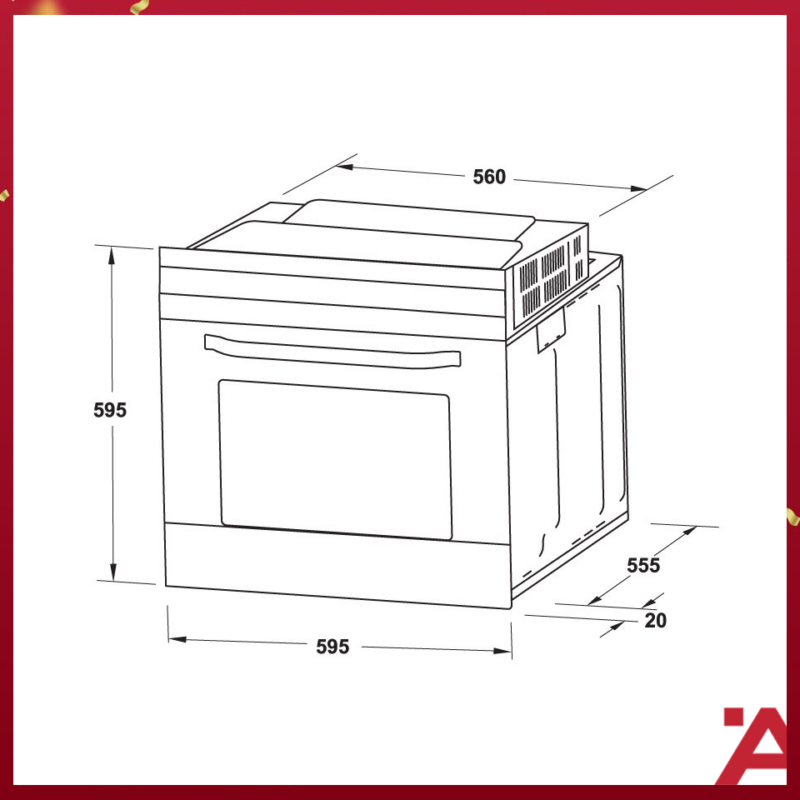 LÒ NƯỚNG ÂM TỦ HAFELE HO-6T70A (538.01.441) - 333