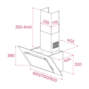 MÁY HÚT MÙI TEKA DVT 78660 TBS BK 112930041 - 37 2