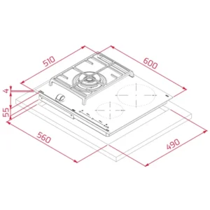 BẾP ĐIỆN TỪ + GA TEKA JZC 63312 ABB 112570116 - 37