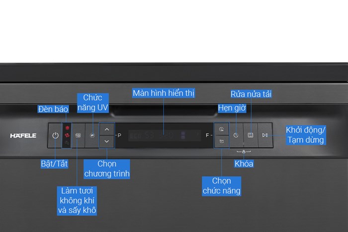MÁY RỬA CHÉN ĐỘC LẬP HAFELE HDW-F605B (535.29.660) - 3777777777