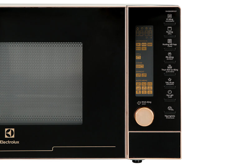 LÒ VI SÓNG ELECTROLUX ROSEGOLD KÈM CHỨC NĂNG NƯỚNG 25L EMG25D89GGP - 4 10