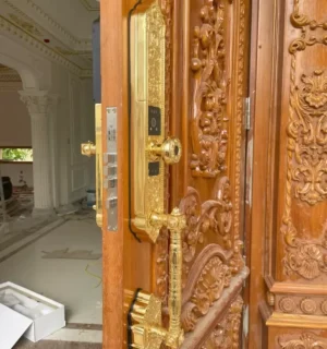 KHOÁ VÂN TAY KASSLER KL 939 F GOLD FACE ID - 4 5