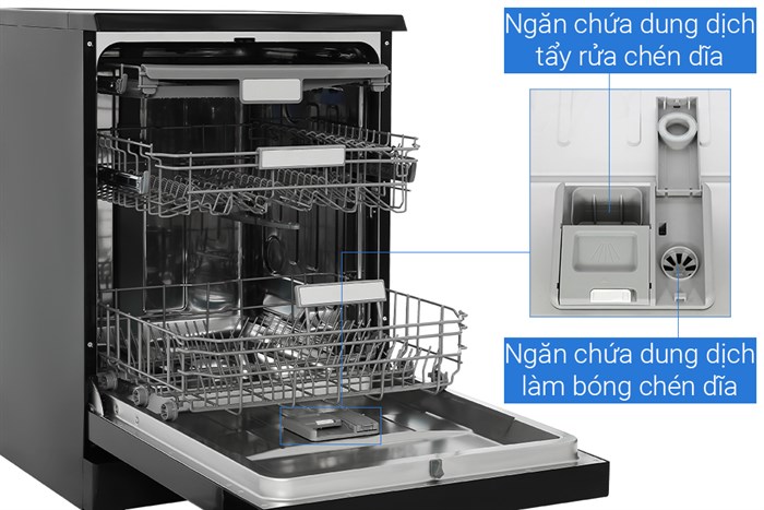 MÁY RỬA CHÉN ĐỘC LẬP HAFELE HDW-F60EB (538.21.310) - 400000