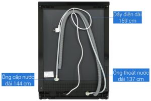 MÁY RỬA CHÉN ĐỘC LẬP HAFELE HDW-F60EB (538.21.310) - 4000000