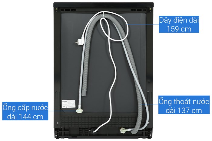 MÁY RỬA CHÉN ĐỘC LẬP HAFELE HDW-F60EB (538.21.310) - 4000000