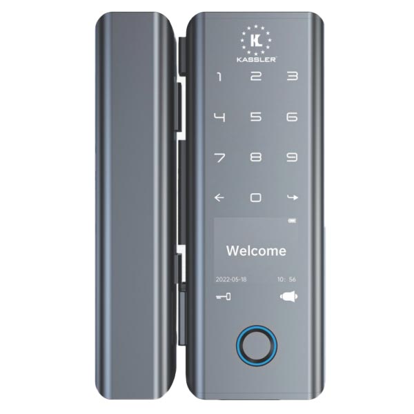 KHOÁ CỬA KÍNH KASSLER KL 589 APP + REMOTE