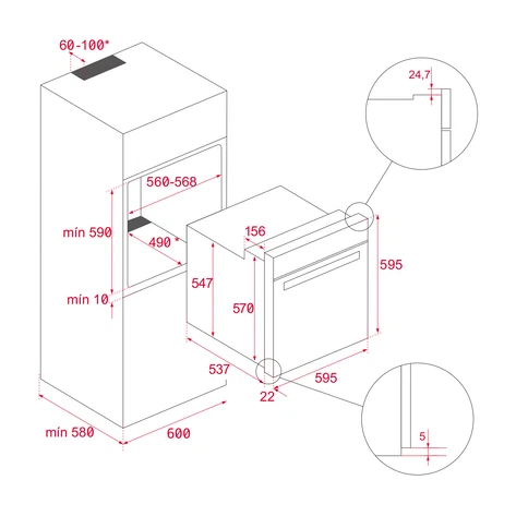 LÒ NƯỚNG TEKA HLB 8415 BK 111000052 - 50 2