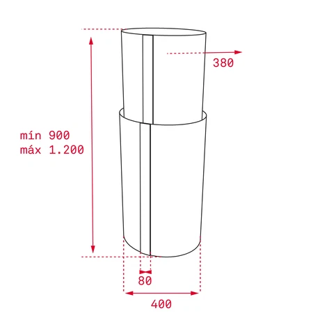 KÍCH THƯỚC MÁY HÚT MÙI TEKA CC 485 40480330