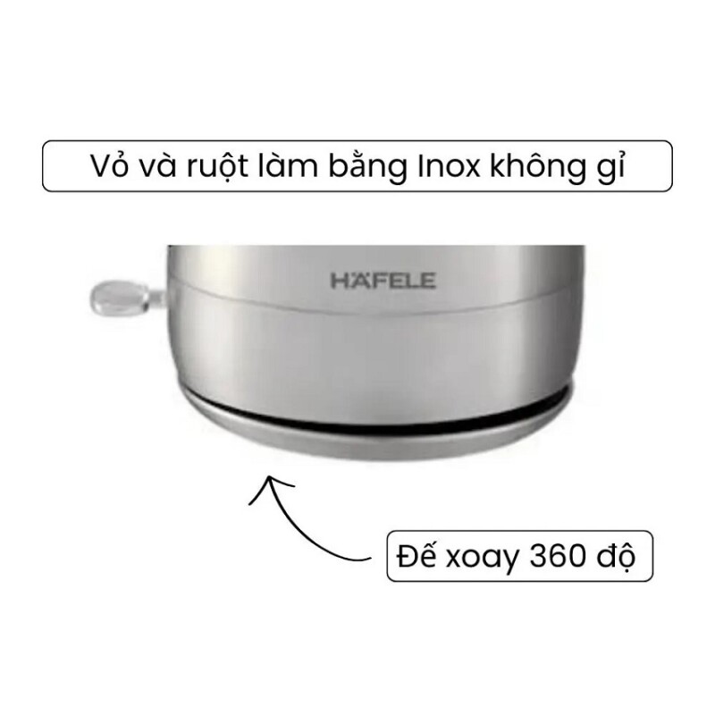 ẤM ĐUN NƯỚC HAFELE HS-K1704X (535.43.734) - 555