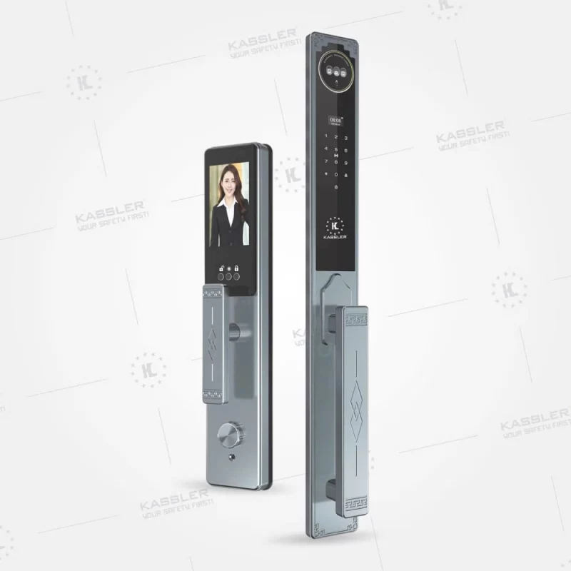 KHOÁ VÂN TAY KASSLER KL 968 CNC BLUE GREY APP REMOTE