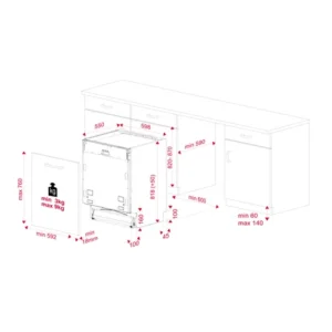 MÁY RỬA CHÉN TEKA DFI 46750 220-240 50 WH 114270030 - 75 1