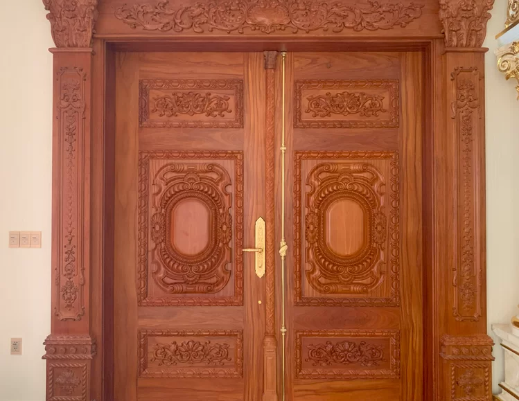 KHOÁ CỬA GỖ VÂN TAY KASSLER KL-999 GOLD APP - 8 4