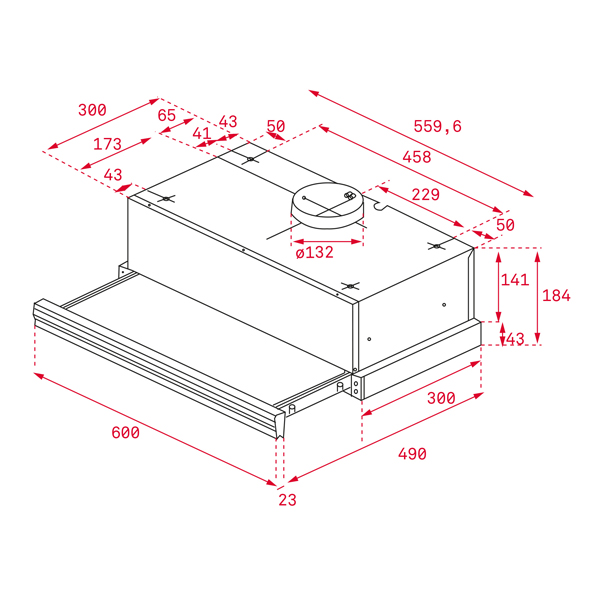 MÁY HÚT MÙI TEKA CNL 6415 (ĐEN) 40436812 - 82 1