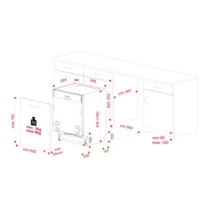 MÁY RỬA CHÉN TEKA DFI 46950 WH 114270001 - 83 1