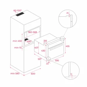 LÒ HẤP KẾT HỢP NƯỚNG TEKA HLC 8470 SC BK 111230013 - 85 2