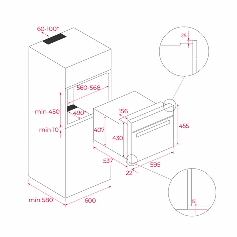LÒ HẤP KẾT HỢP NƯỚNG TEKA HLC 8470 SC BK 111230013 - 85 2