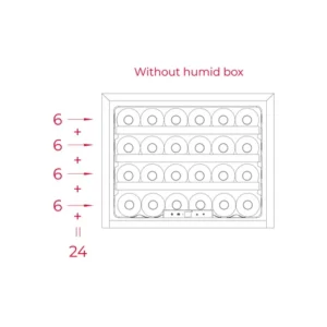 TỦ MÁT CHỨA RƯỢU TEKA RVI 10024 GBK 220-240 50 113600009 - 9 2