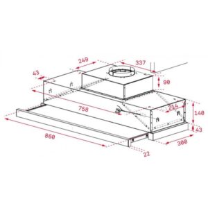 MÁY HÚT MÙI TEKA CNL 9610 40436850 - 93 1