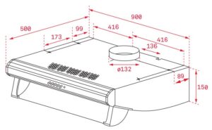 MÁY HÚT MÙI TEKA C 9420 40466250 - 96 1