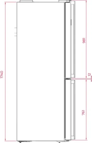 TỦ LẠNH TEKA SBS 3D+RMF 74830 DSS 113430041 - 99 3