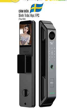 KHÓA CỬA NHẬN DIỆN FACE ID APP WIFI DEMAX SL915 AG 