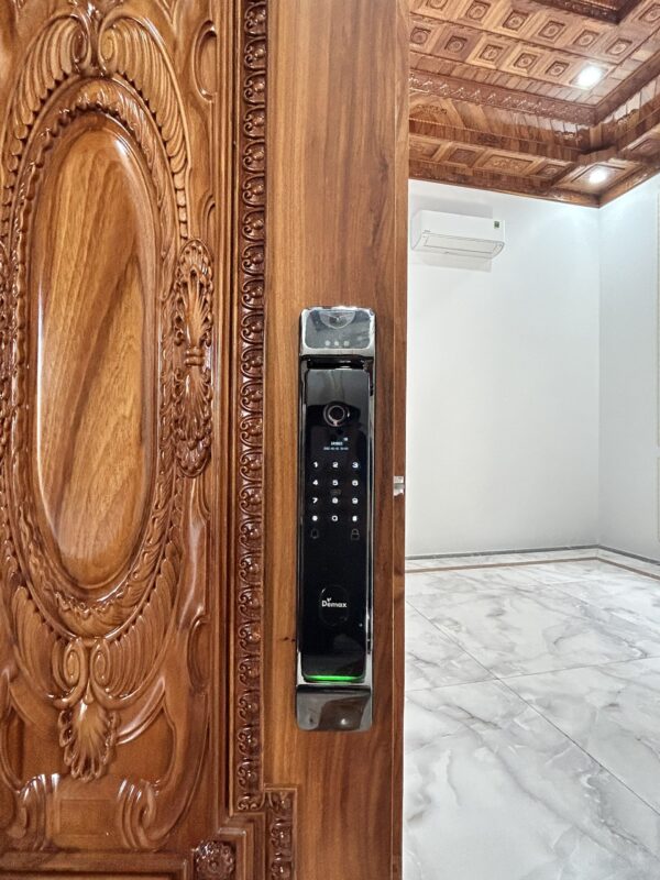 KHÓA CỬA VÂN TAY FACE ID APP WIFI DEMAX SL928 DG