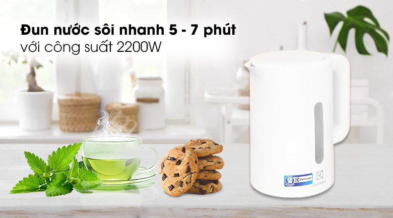 BÌNH ĐUN NƯỚC SIÊU TỐC ELECTROLUX 1.7L E2EK1-100W
