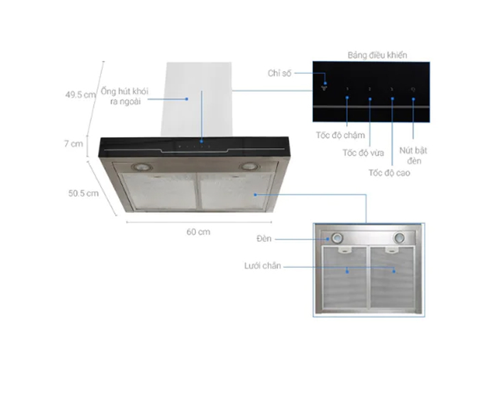 MÁY HÚT MÙI ELECTROLUX EFC735SAR DẠNG ỐNG - EFC735SAR 0000s 0001 Layer 3