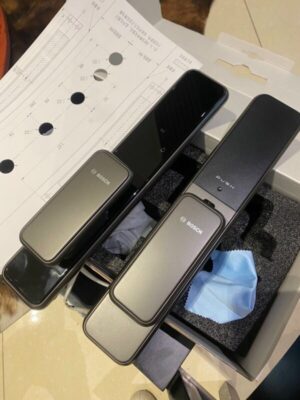 KHÓA VÂN TAY NHẬN DIỆN FACE ID APP WIFI BOSCH EL600B DE MÀU XÁM  - EL600xam 1