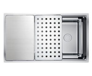 CHẬU RỬA BÁT CHỐNG XƯỚC KONOX WORKSTATION SINK – UNDERMOUNT SINK KN7644SU DEKOR - KN8644SU Dekor