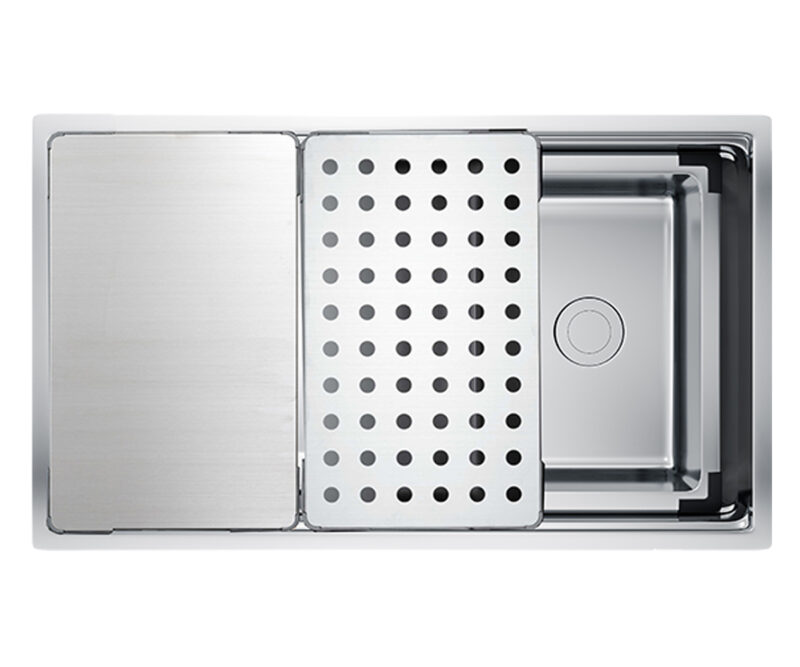CHẬU RỬA BÁT CHỐNG XƯỚC KONOX WORKSTATION SINK – UNDERMOUNT SINK KN7644SU DEKOR - KN8644SU Dekor