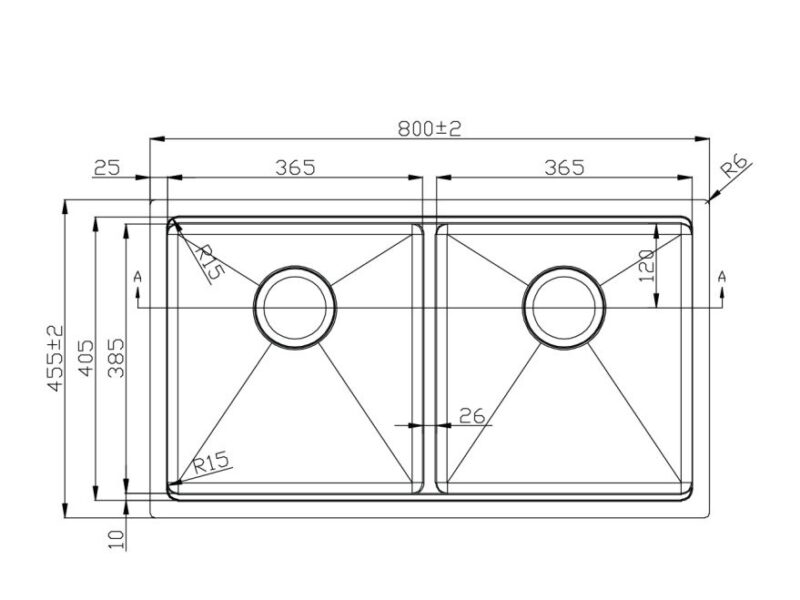 CHẬU RỬA BÁT KONOX WORKSTATION SINK – UNDERMOUNT SINK KN8046DUB