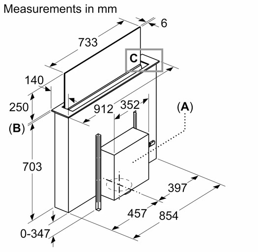 MÁY HÚT MÙI ÂM BÀN SIEMENS LD98WMM66 IQ700