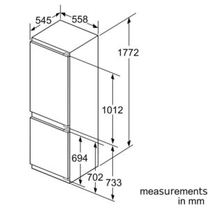 TỦ LẠNH ÂM BOSCH KIN86AF30O SERIES 6 - KT1 tu lanh Bosch KIN86AF30O