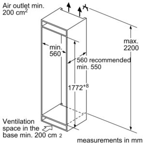 TỦ LẠNH ÂM BOSCH KIN86AF30O SERIES 6 - KT2 tu lanh Bosch KIN86AF30O