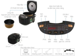 NỒI CƠM ĐIỆN ELECTROLUX EXPLORE 7 E7RC1-550K - Noi com dien tu electrolux E7RC1 550K 4 1