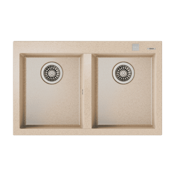 CHẬU ĐÁ NHÂN TẠO TEKA FORSQUARE 2B 790 BEIGE 115260016