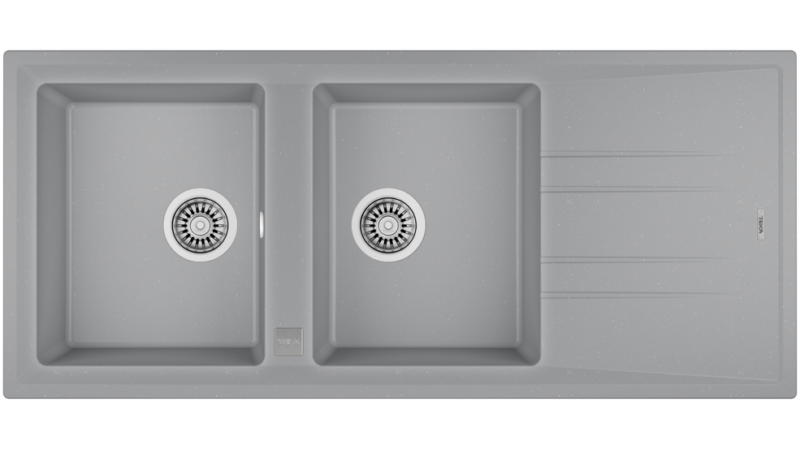 CHẬU ĐÁ NHÂN TẠO TEKA STONE 80 B-TG 2B 1D GREY 115400008