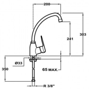 VÒI RỬA TEKA IN 912 5391212 - SON 166
