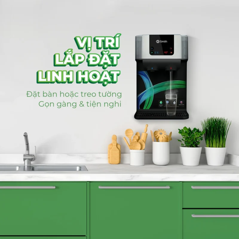MÁY LỌC NƯỚC ĐẶT BÀN A. O. SMITH ROSS™ ECO-AOC75PUR