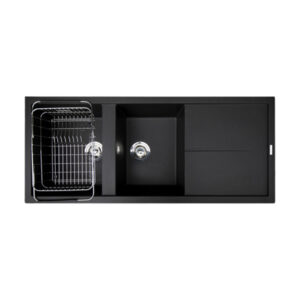 CHẬU RỬA BÁT KONOX GRANITE SINK LIVELLO SMART 1160 BLACK