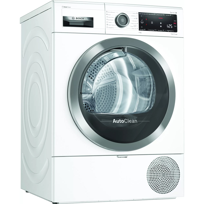 MÁY SẤY QUẦN ÁO BOSCH HMH.WTX87MH0SG 9KG SERIES 8